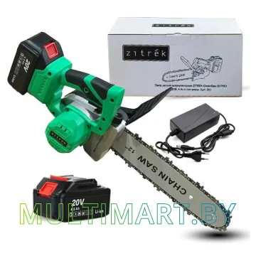 Аккумуляторная пила Zitrek GreenSaw 20 Pro 082-1852 (с 2-мя АКБ) картинка 3